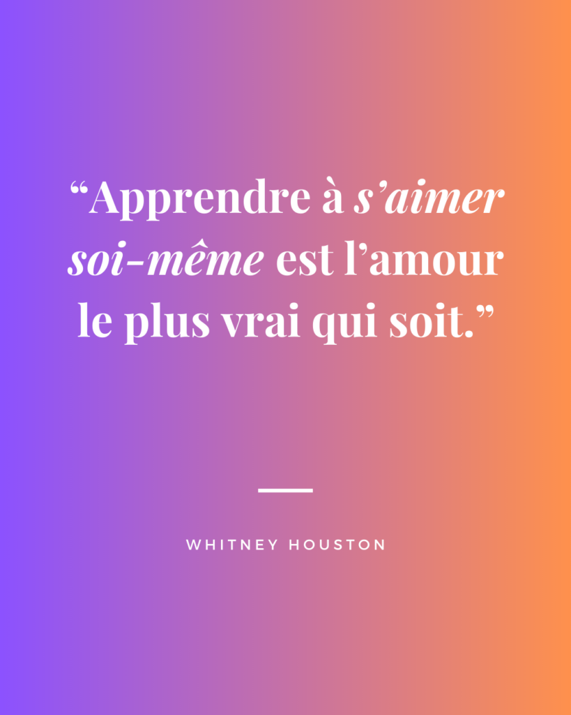 citation estime de soi femme whitney houston