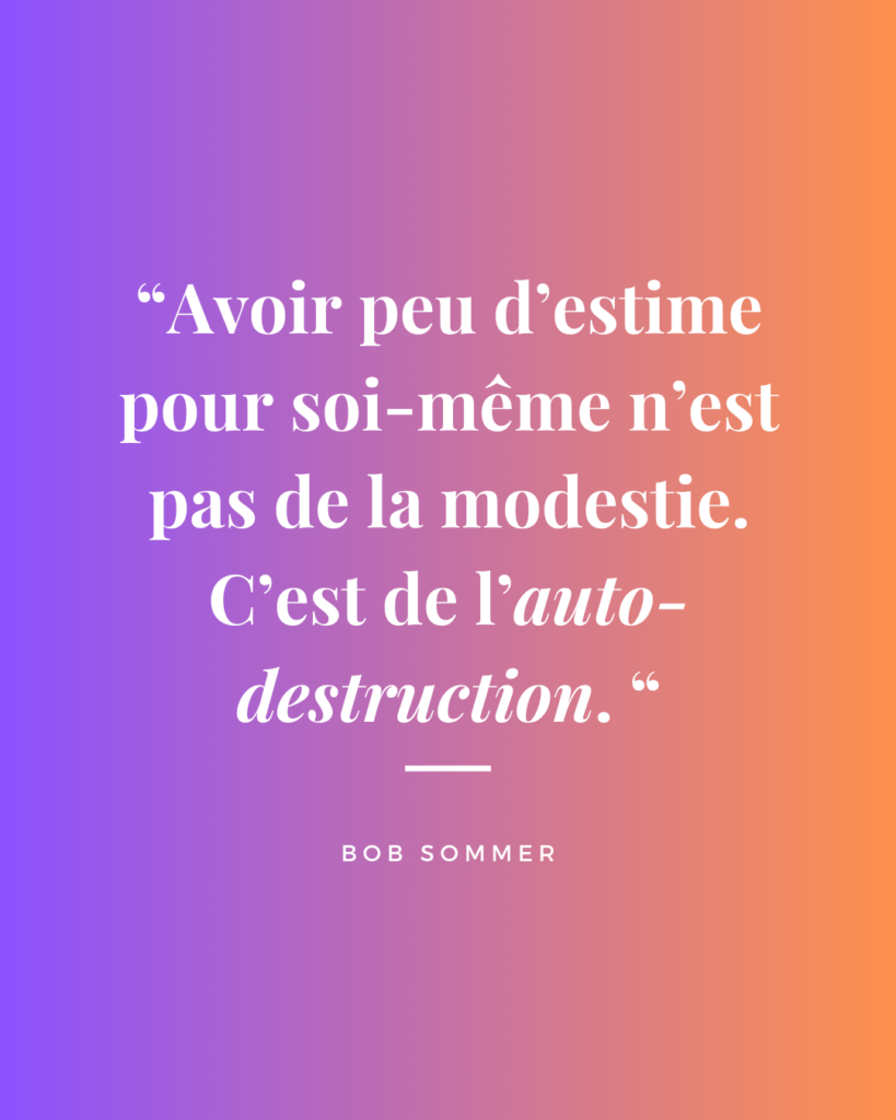 citation estime de soi femme bob sommer