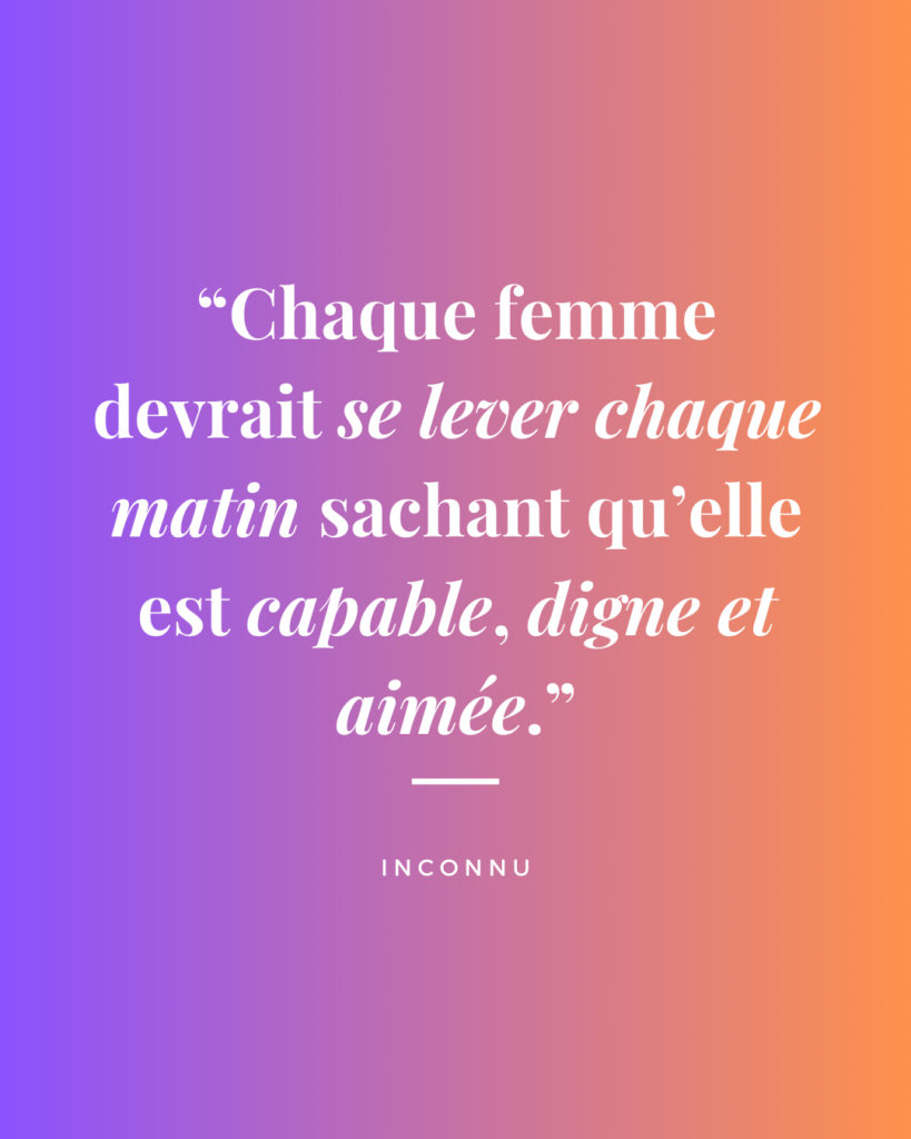 citation estime de soi femme