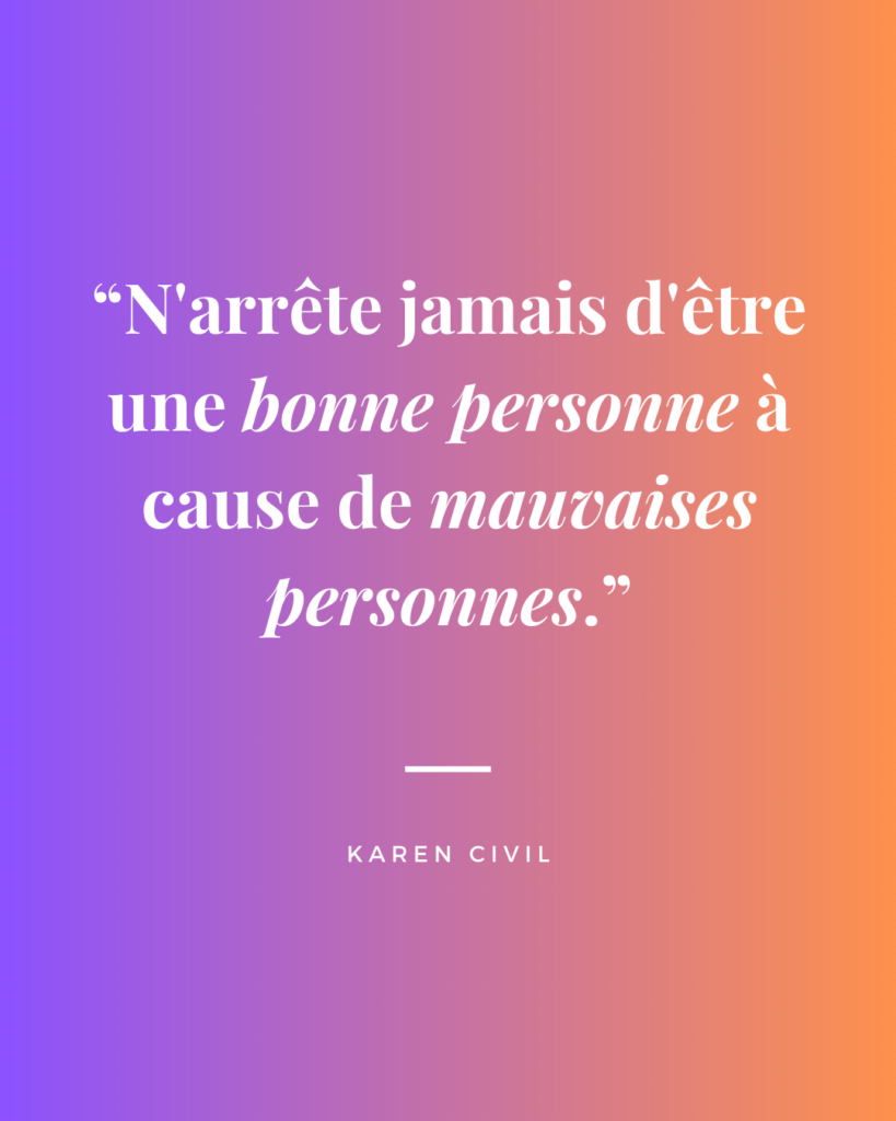 citation estime de soi femme karen civil