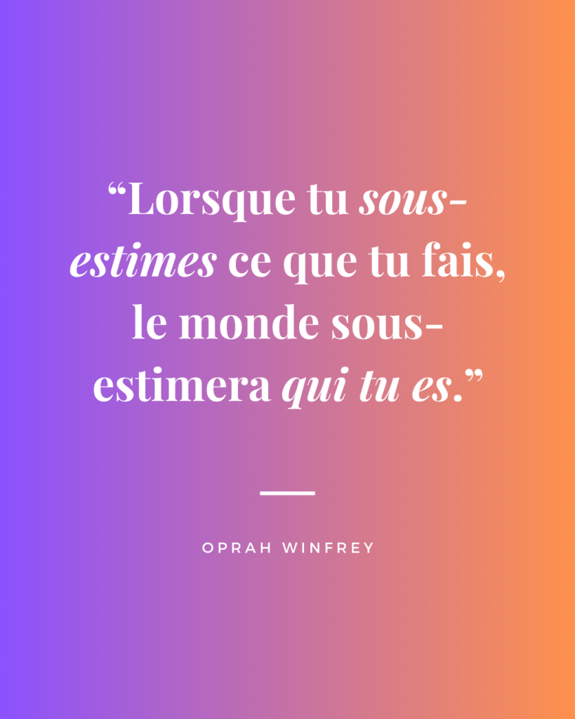 citation estime de soi femme oprah